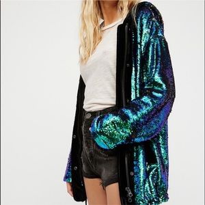Free People City. Nights Oversized Jacket